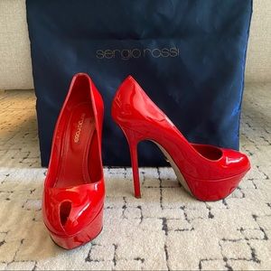 Sergio Rossi Platform Pumps!